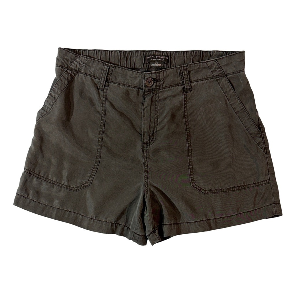 Social Standard by Sanctuary Black Utility Lyocell Shorts L